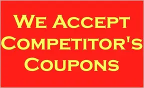 We accept competition coupons